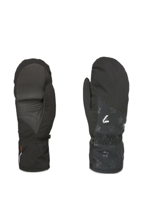 Level Astra W snowflake-pattern mitten gloves - Black