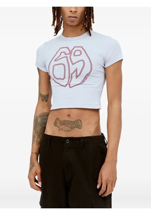 Perks And Mini graphic-print cropped T-shirt - White