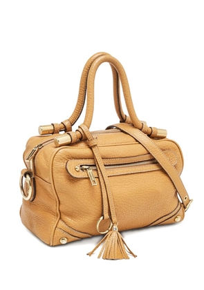 Dolce & Gabbana Pre-Owned top-handle leather satchel bag - Neutrals