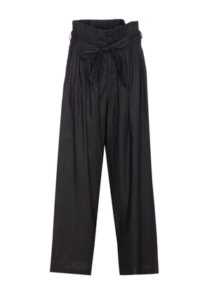Eleh high-waisted trousers - Black