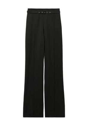 Claudie Pierlot belted side-slit trousers - Black