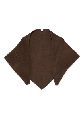 The Garment wool blend scarf - Brown