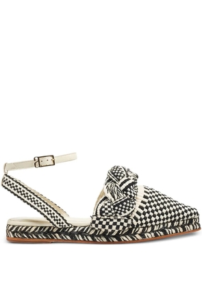 antolina braided ankle-strap sandals - Black