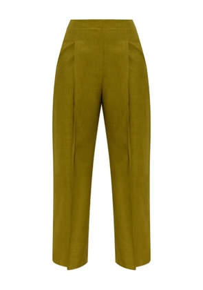 Theory pleat-detail trousers - Green