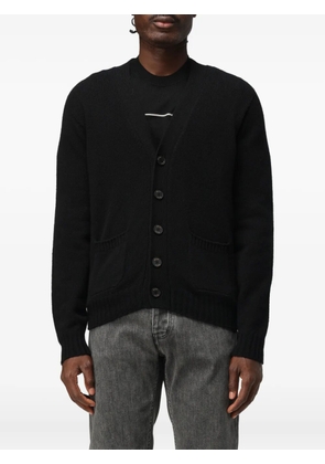 Drumohr V-neck patch-pocket cardigan - Black
