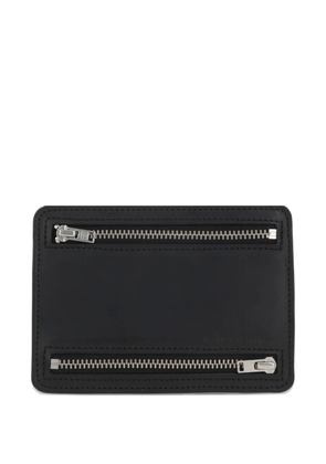 Bless zip leather cardholder - Black