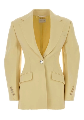 Givenchy balloon-sleeve notched blazer - Yellow