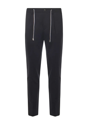 Eleventy drawstring trousers - Black