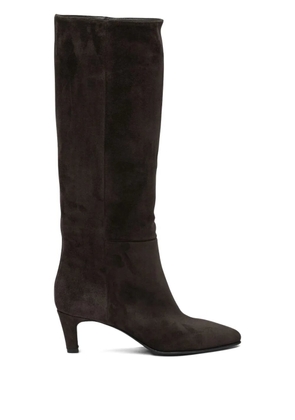 strategia shoes suede pointed-toe boots - Brown