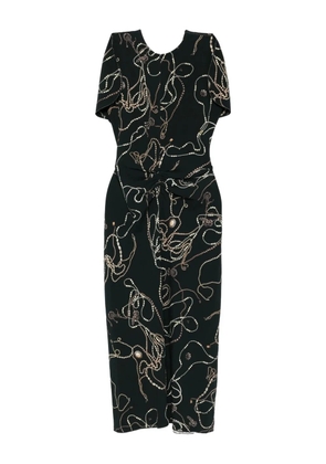 Victoria Beckham printed midi dress - Green