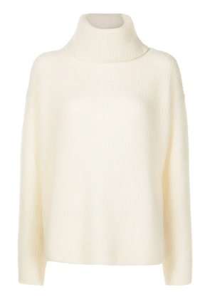 BOSS roll-neck chunky jumper - Neutrals