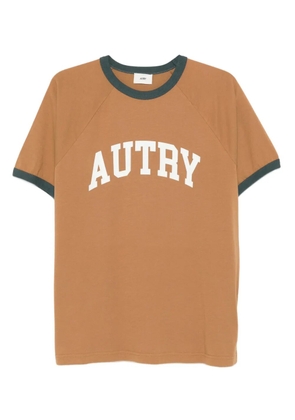 Autry raglan-sleeve T-shirt - Brown