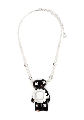 YVMIN teddy-pearl necklace - Black