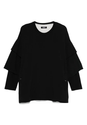Undercover layered T-shirt - Black
