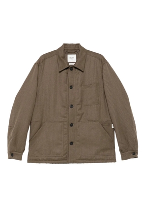 ROVI lucca herringbone pocket jacket - Brown