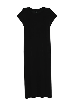 Eileen Fisher crew-neck dress - Black