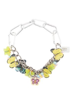 Chopova Lowena butterfly-charm necklace - Silver