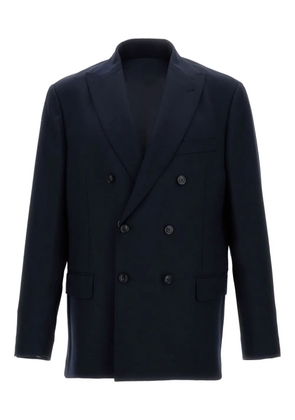 Fay double-breasted Travel jacket - Blue