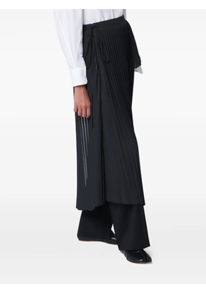 MARK KENLY DOMINO TAN pleated wrap skirt - Black