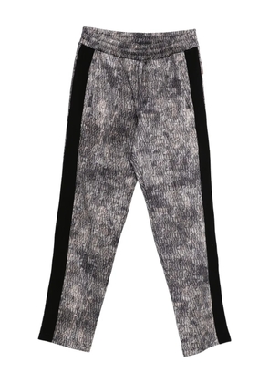 Just Cavalli logo-print side-stripes trousers - Grey