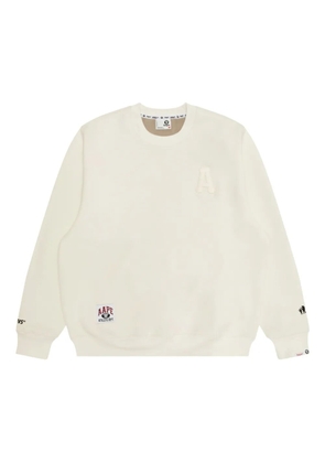 AAPE BY *A BATHING APE® appliqué graphic sweatshirt - Neutrals