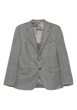 Caruso herringbone blazer - Grey