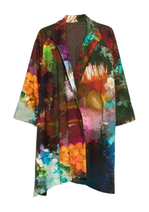 YAVI printed coat - Red