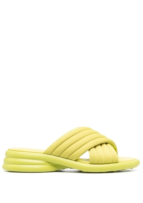 Camper Spiro crossover-strap sandals - Green
