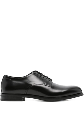 Stuart Weitzman Sw Club Classic leather Derby shoes - Black