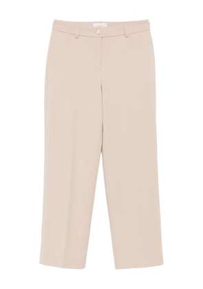 Via Masini 80 flat-front straight trousers - Neutrals