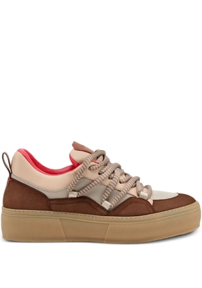 Ferrari lace-up fastening sneakers - Brown
