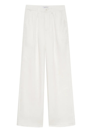 ANINE BING Carrie wide-leg trousers - White
