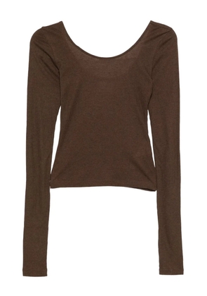 Halfboy long-sleeve top - Brown