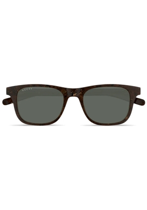 Gucci Eyewear square frame sunglasses - Brown