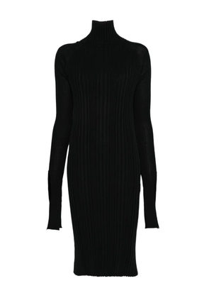 MRZ virgin wool midi dress - Black