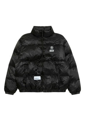 AAPE BY *A BATHING APE® logo puffer jacket - Black