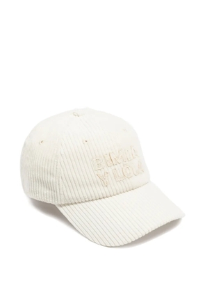 Bimba y Lola corduroy embroidered cap - Neutrals