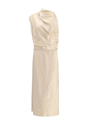 Magda Butrym halter-neck midi dress - Neutrals