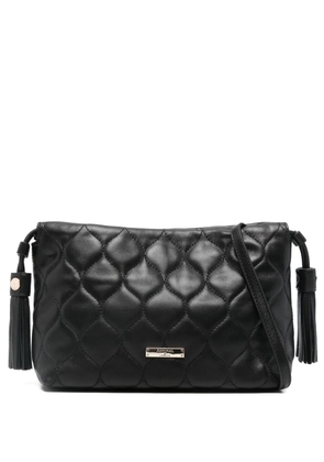 Aspinal Of London Amelia quilted cross body bag - Black