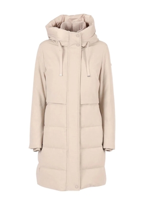 Duno Charlene hooded coat - Neutrals