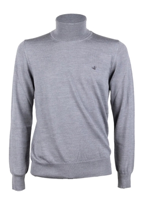 BROOKSFIELD roll-neck logo sweater - Grey