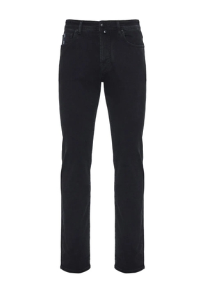 Jacob Cohën logo-patch jeans - Black