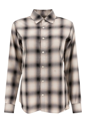 Nanamica checked-pattern shirt - Neutrals