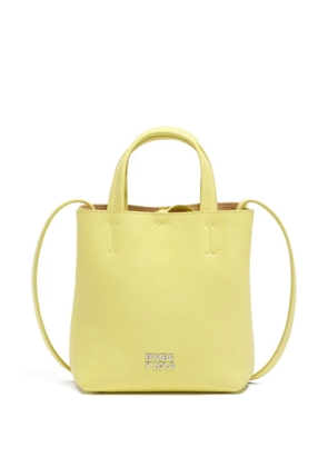 Bimba y Lola leather tote bag - Yellow
