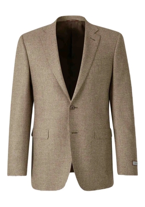 Canali single-breasted blazer - Brown
