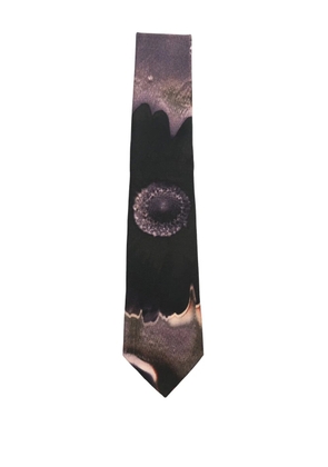 Paul Smith floral-print silk tie - Black