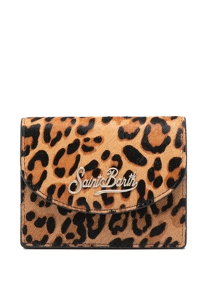 MC2 Saint Barth leopard-print wallet - Brown