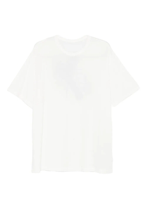 Yohji Yamamoto short-sleeve crew-neck T-shirt - White