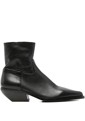 Elena Iachi pointed-toe ankle boots - Black