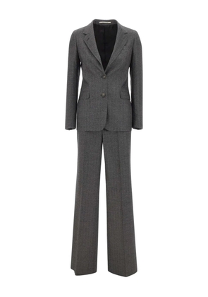 Tagliatore herringbone two-button suit - Grey
